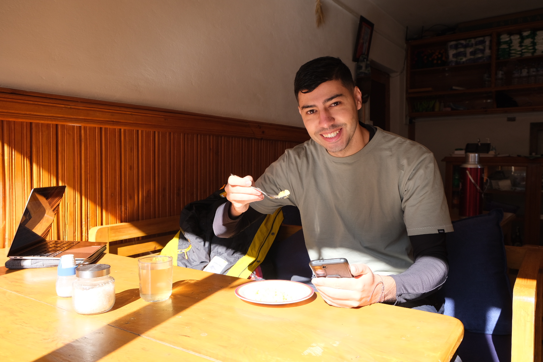 Benyou in winter gear